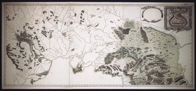 Carte des confins de la Russie européenne avec la Turquie, des bouches du Danube au Caucase - Unknown